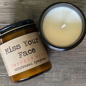 Miss Your Face Candle By The Snarky Mermaid